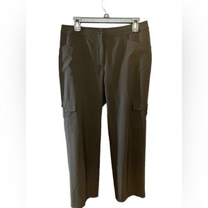 Zenergy by Chicos Cargo Pants Small Black​​​